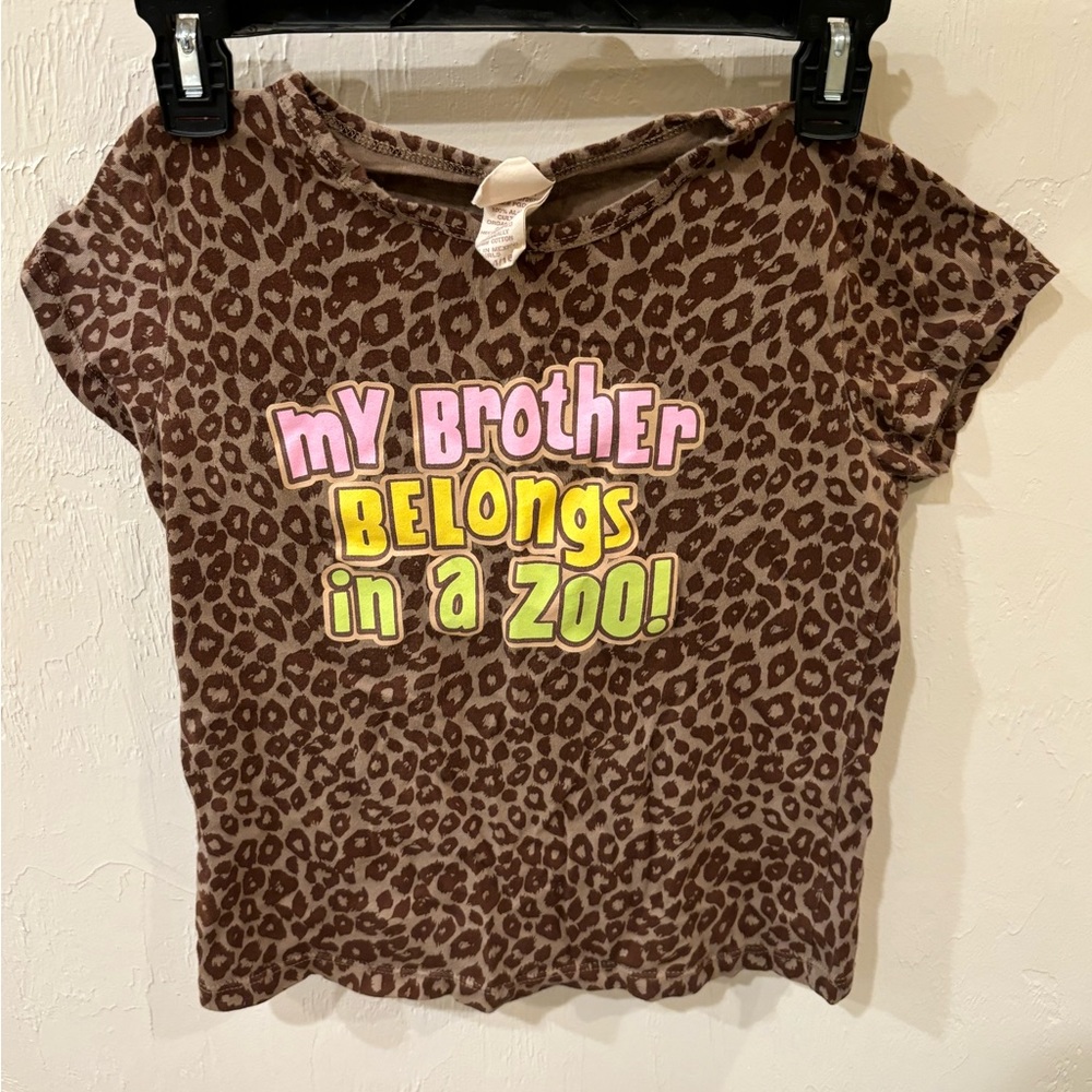 Girls animal print shirt, xl